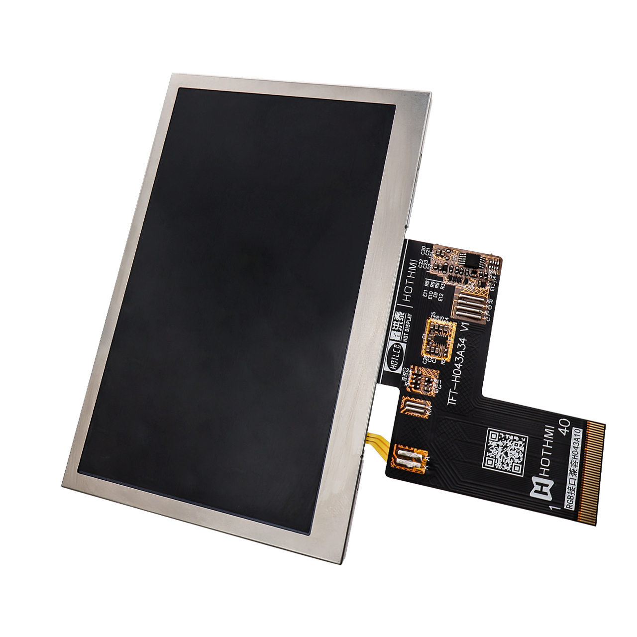 4.3 寸宽温工业TFT LCD 模组800x480 阳光下可见液晶屏